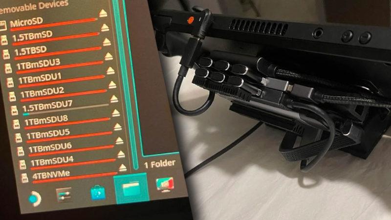 Bir Steam Deck Kullanıcısı, Aleti Modlayıp 15 TB Depolama Ekledi: Hem de Minimal Ağırlıkla