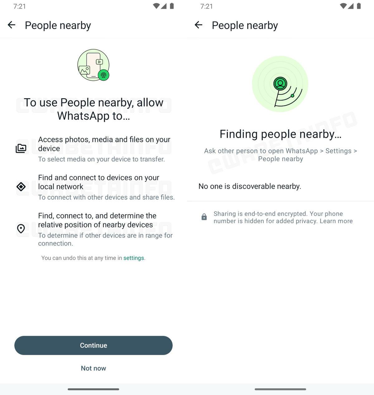 WhatsApp, Yakın Mesafede Dosya Paylaşımı İçin Yeni Bir Özellik Üzerinde Çalışıyor