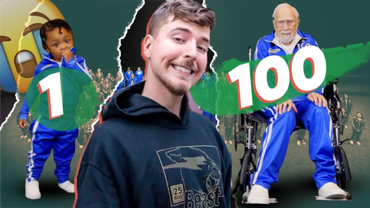 MrBeast’in Yeni Videosunda 1-100 Yaş Aralığındaki 100 Kişi, Büyük Ödül İçin Yarıştı