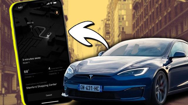 Tesla’nın "Robotaksi" Çağırma Uygulamasının Ekran Görüntüleri Ortaya Çıktı