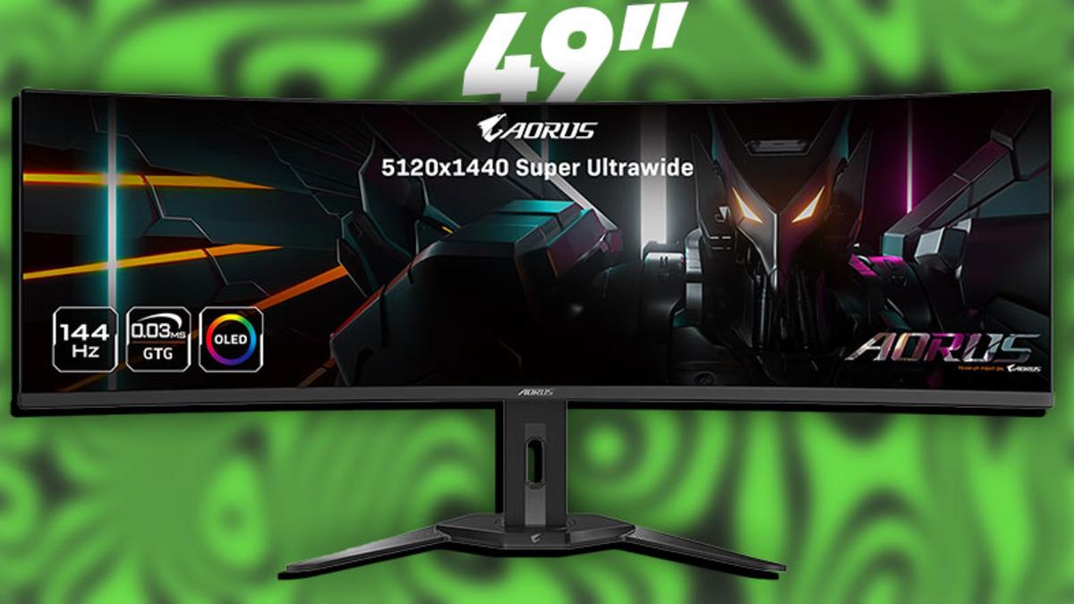 GIGABYTE, 49” Boyutundaki Devasa Monitörünü Tanıttı: Hem Oyun Hem de Üretkenlik İçin