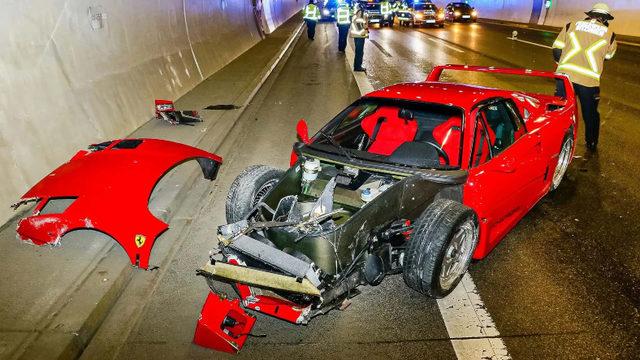 110 Milyon TL’lik, Sınırlı Sayıda Üretilen Bir Ferrari F40, Bir Oto Galeri Çalışanı Tarafından Pert Edildi