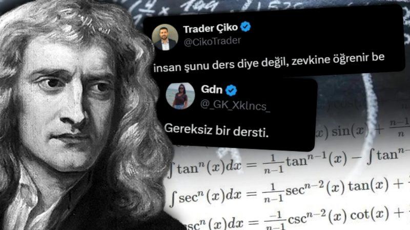 İntegralin Lise Müfredatından Çıkarılması, Sosyal Medyada Gündem Oldu: İşte Gelen Tepkiler