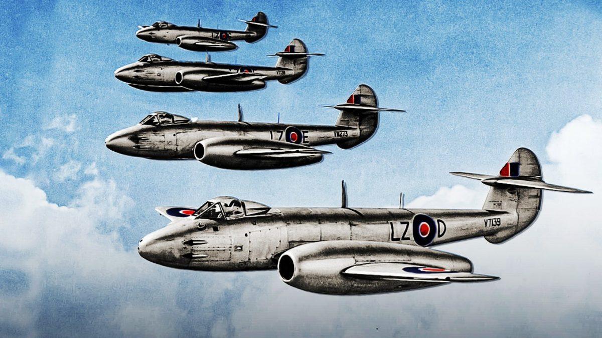 Jet Teknolojisine Öncülük Eden En Eski İngiliz Avcı Uçağı Gloster Meteor’u Benzersiz Kılan Özellikleri