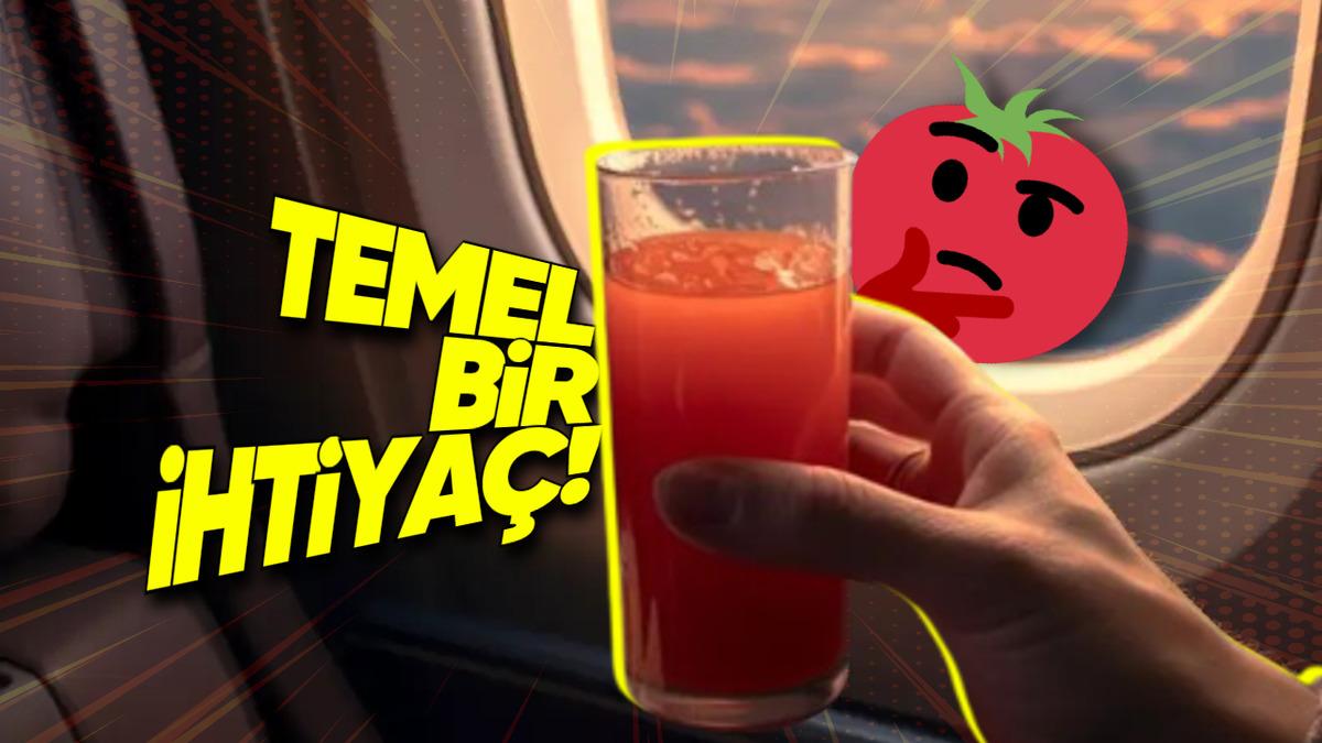 Uçaklarda Özellikle ’Domates Suyu’ Satılmasının Sebebini Öğrenince Bir Sonraki Yolculuğunuzda Siz de Sipariş Edeceksiniz!