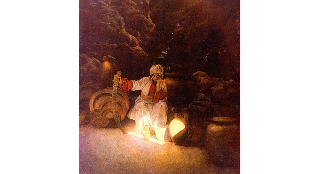 Ali Baba ve Kırk Haramiler Masalında Mağarayı Açmak İçin Söylenen 