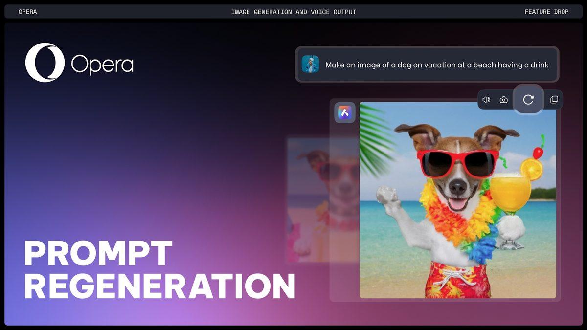 Opera, Yapay Zekâ Modeli Aria’yı Güncelledi: Artık Görsel Üretip Konuşabiliyor!