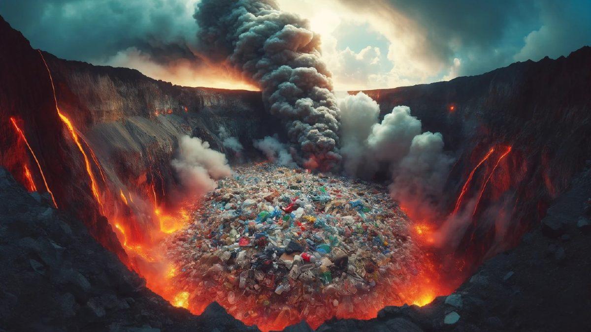 Dünya Üzerindeki Tüm Çöplerimizi Aktif Bir Yanardağa Atarsak Ne Olur? Sadece Yanık Kokusu Almayacağımız Kesin!