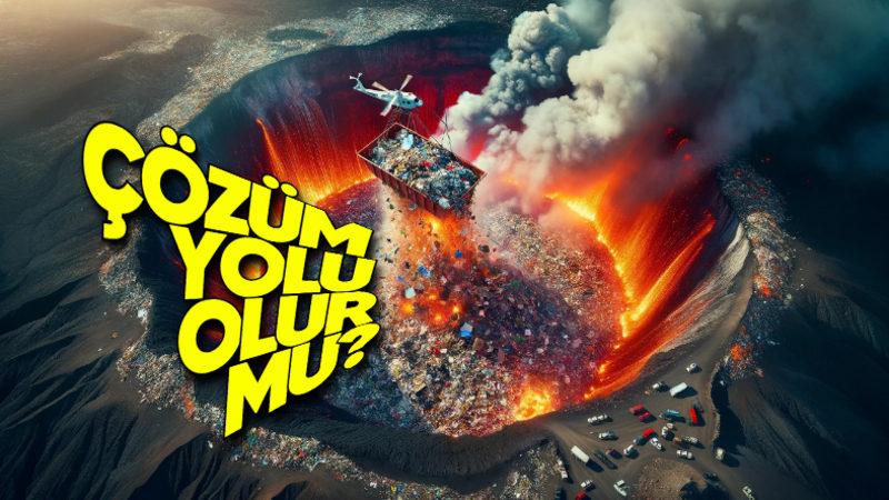 Dünya Üzerindeki Tüm Çöplerimizi Aktif Bir Yanardağa Atarsak Ne Olur? Sadece Yanık Kokusu Almayacağımız Kesin!