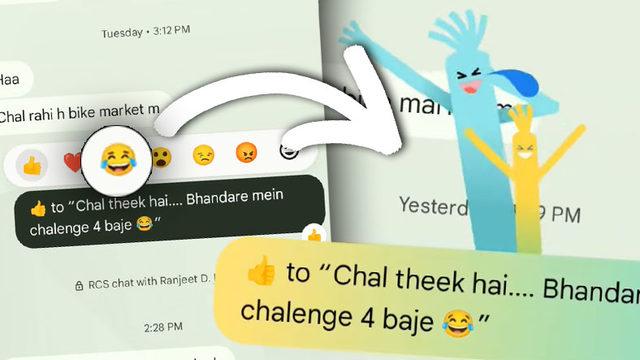 Google’ın Mesajlar Uygulamasında Yer Alan ve Kullanıcıları Sinir Eden Emojiyle Tepki Verme Özelliği Kapatılabilecek