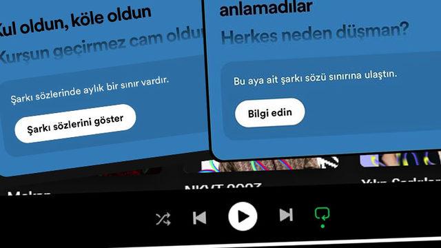 Spotify, Şarkı Sözlerini de Premium’a Özel Yaptı: Ücretsiz Plana Aylık Sınır Geldi