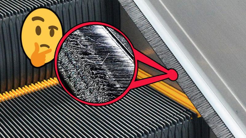 Yürüyen Merdivenlerdeki Bu Fırçaların Gerçek İşlevi (Ayakkabılarınızı Temizleyin Diye Değil)