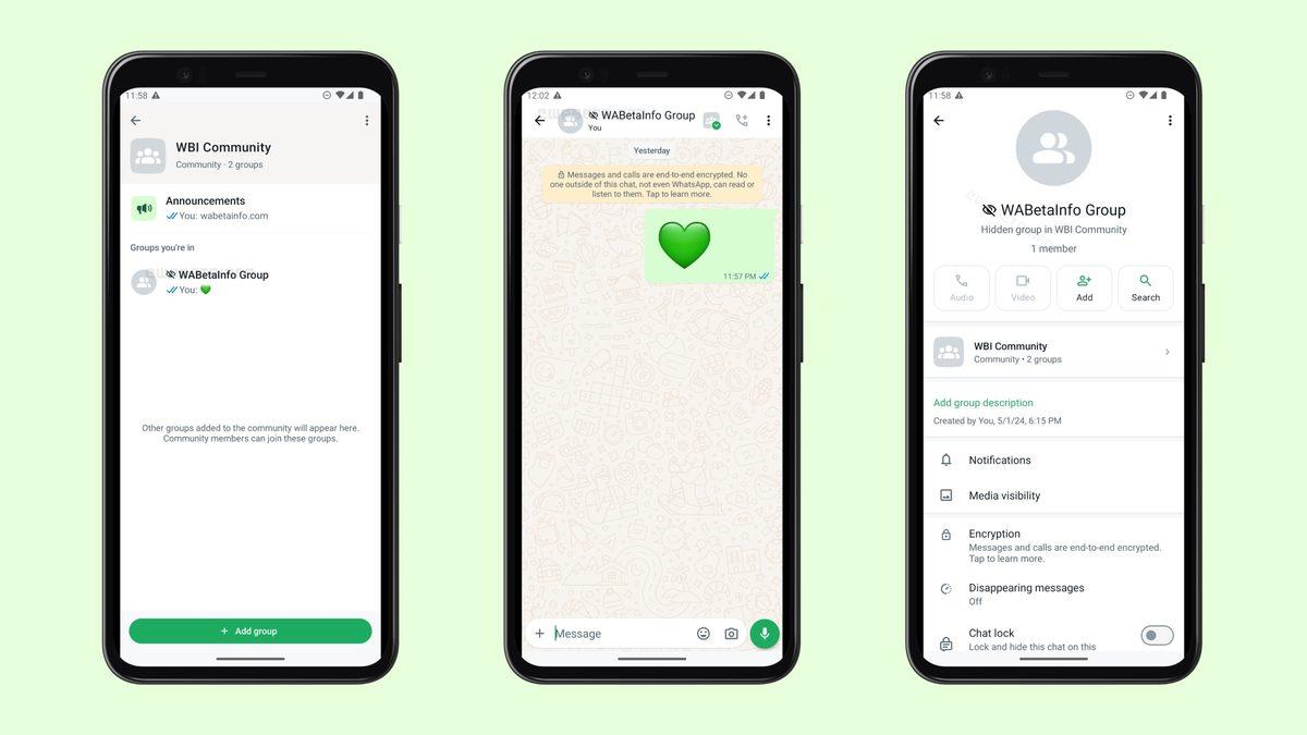 Yakında WhatsApp Topluluklarındaki Grupları Gizleyebileceksiniz: İlk Ekran Görüntüleri Geldi