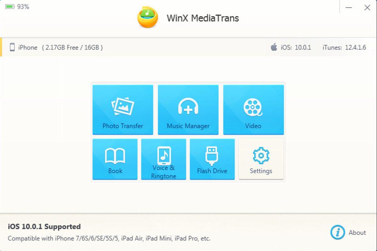 iPhone’da Fotoğraf/Video/Müzik Aktarma: WinX MediaTrans