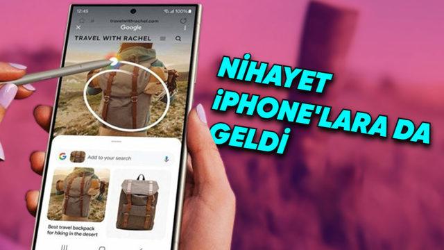 Android’in "Arama İçin Daire İçine Al" Özelliği, Artık iPhone’a da Geldi