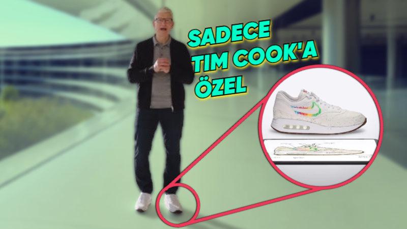 Tim Cook, iPad Lansmanında Özel Üretim Bir Nike Ayakkabı Giydi: iPad ile Tasarlanmış!