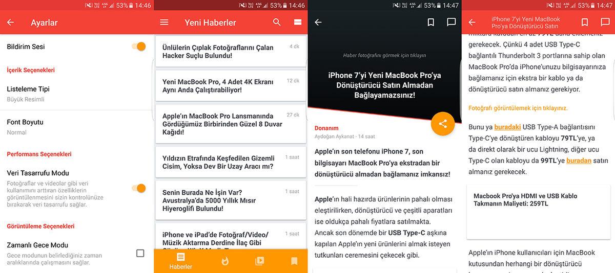 Webtekno Uygulamasına Gece Modu ve Veri Tasarruf Geldi!