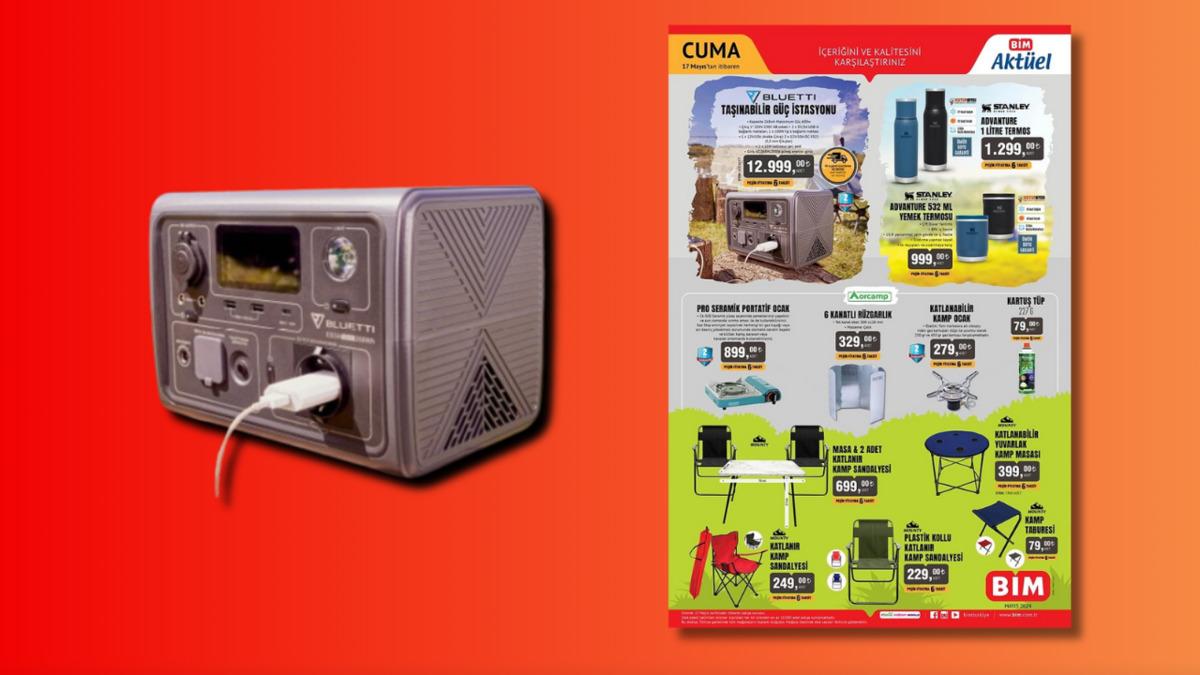 BİM’e Kamp Ürünleri Geliyor! 17 Mayıs 2024 BİM Aktüel Ürünler Kataloğunda Öne Çıkanlar