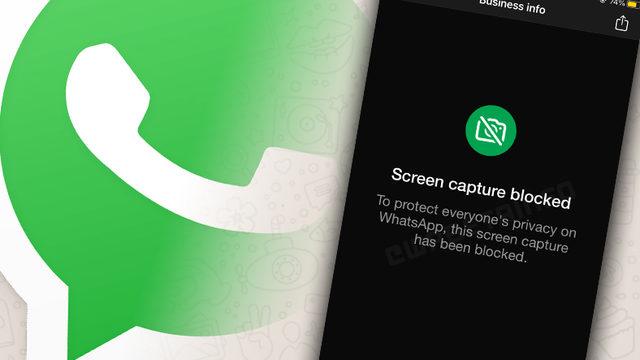 WhatsApp’ın iOS Sürümünde Profil Resminin Ekran Görüntüsü Alınamayacak