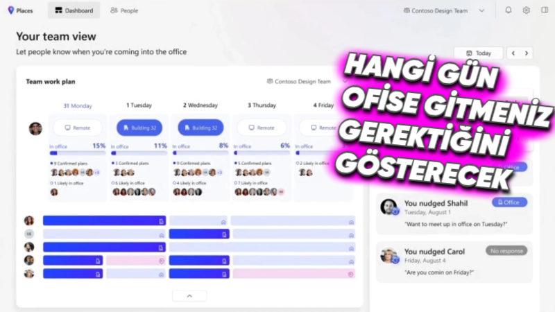 Microsoft, Hibrit Çalışanların Ofisteki Zamanını Kolayca Yönetmesini Sağlayan Yapay Zekâ Destekli "Places" Uygulamasını Duyurdu