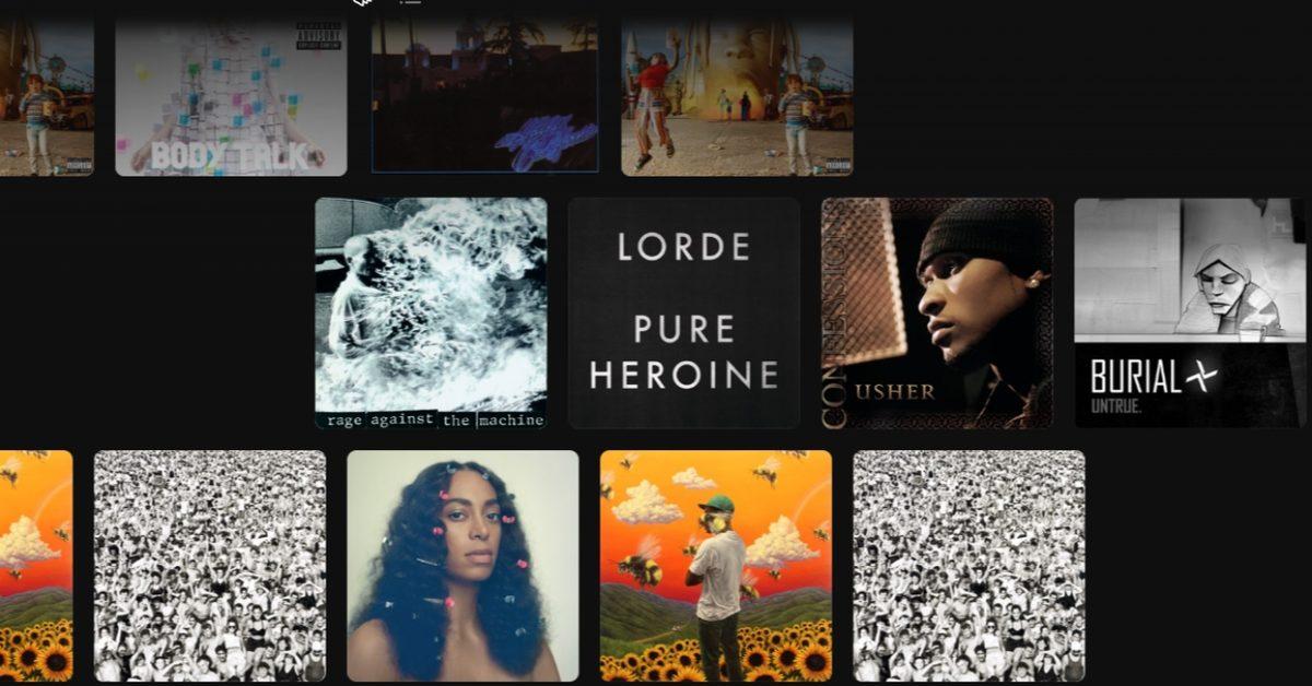 Apple Music, 100 En İyi Albüm Listesini Yayımlamaya Başladı