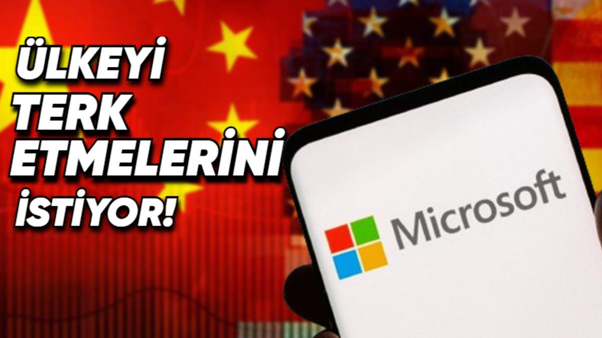 Microsoft, ABD-Çin Gerilimi Yüzünden Çin’deki Yüzlerce Çalışanından Ülkeden Ayrılmasını Talep Etti
