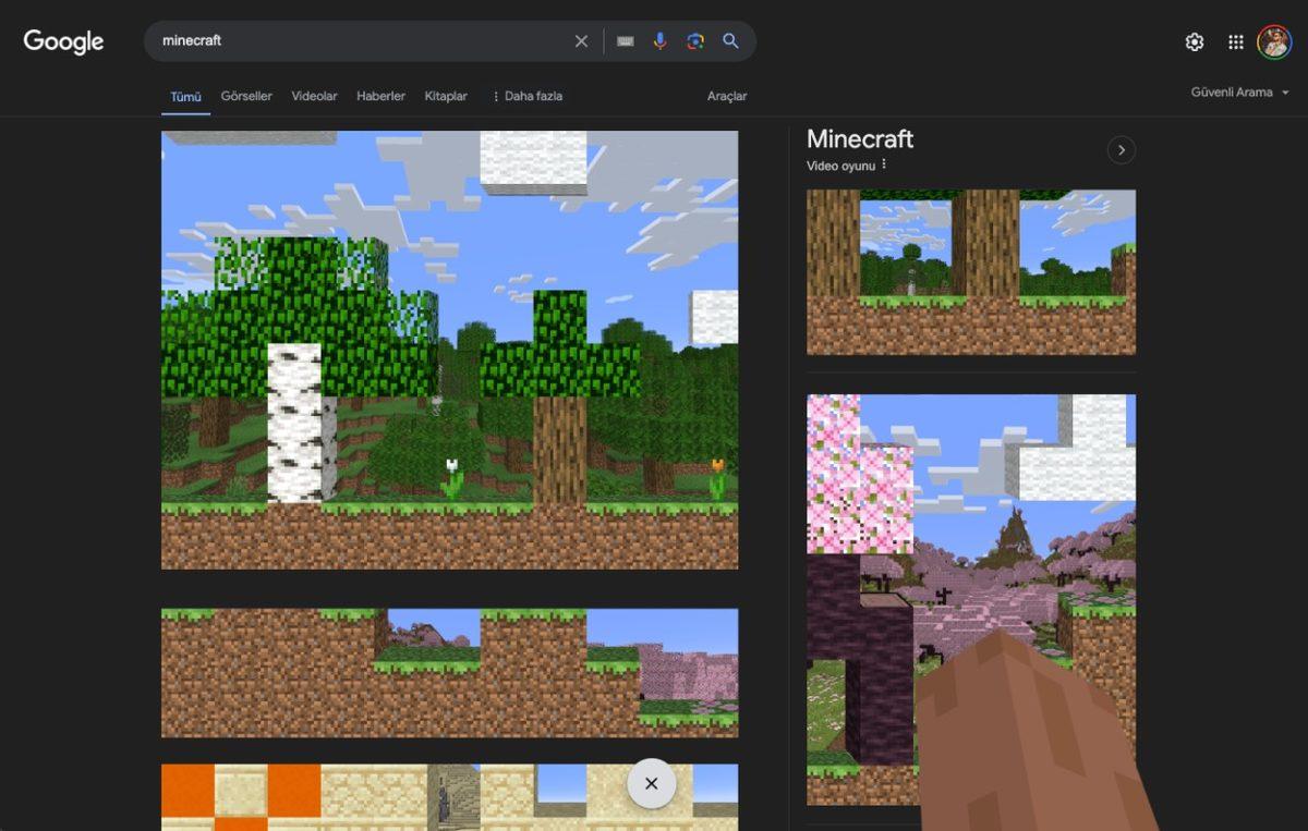 Minecraft’ın 15. Yılına Özel Sürpriz: Google’da Minecraft Oynayabilirsiniz!