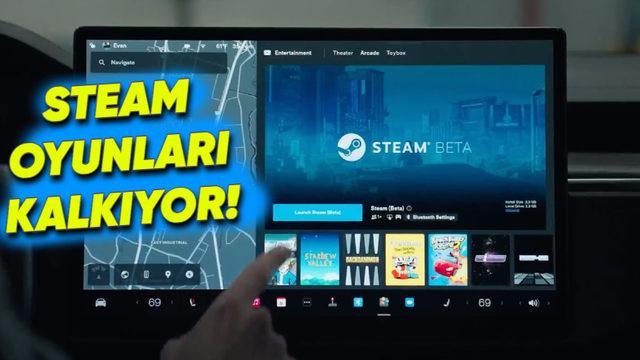 Tesla, Otomobillerindeki Steam’den Oyun Oynama Özelliğini Kaldırdı