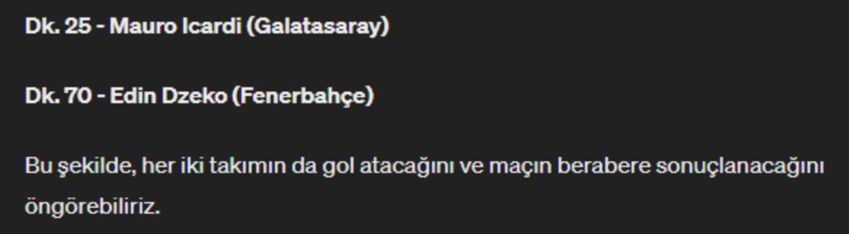 ChatGPT’ye Sorduk: Galatasaray-Fenerbahçe Derbisi Ne Olur?