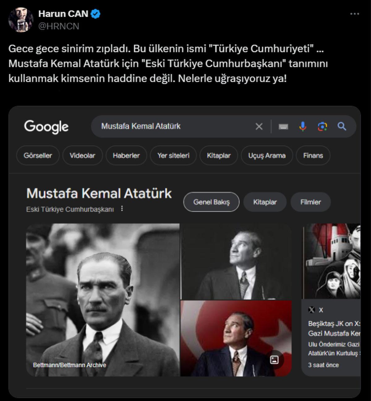 Google’da Atatürk Aratılınca 