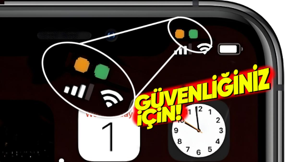 iPhone’lardaki Bu Yeşil ve Turuncu Noktalar Tam Olarak Ne İşe Yarıyor? İşlevi Bildiklerinizden Çok Daha Fazla!