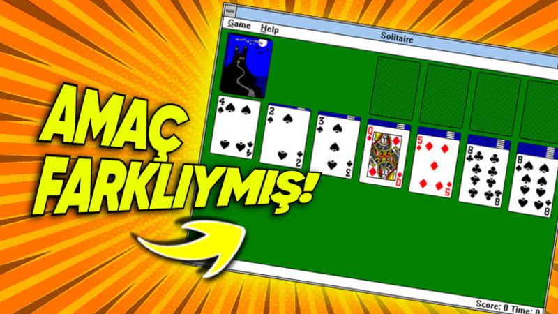 Microsoft’un Solitaire Oyununu Windows’un İçine Aslında Ne Amaçla Koyduğunu Öğrenince Kandırılmış Hissedebilirsiniz!