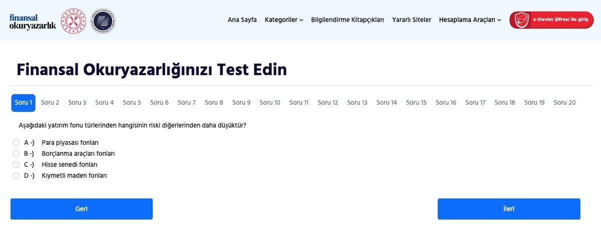 Paradan Ne Kadar Anladığınızı Test Edin! Maliye Bakanlığı, Finansal Okuryazarlık Platformunu Kullanıma Sundu
