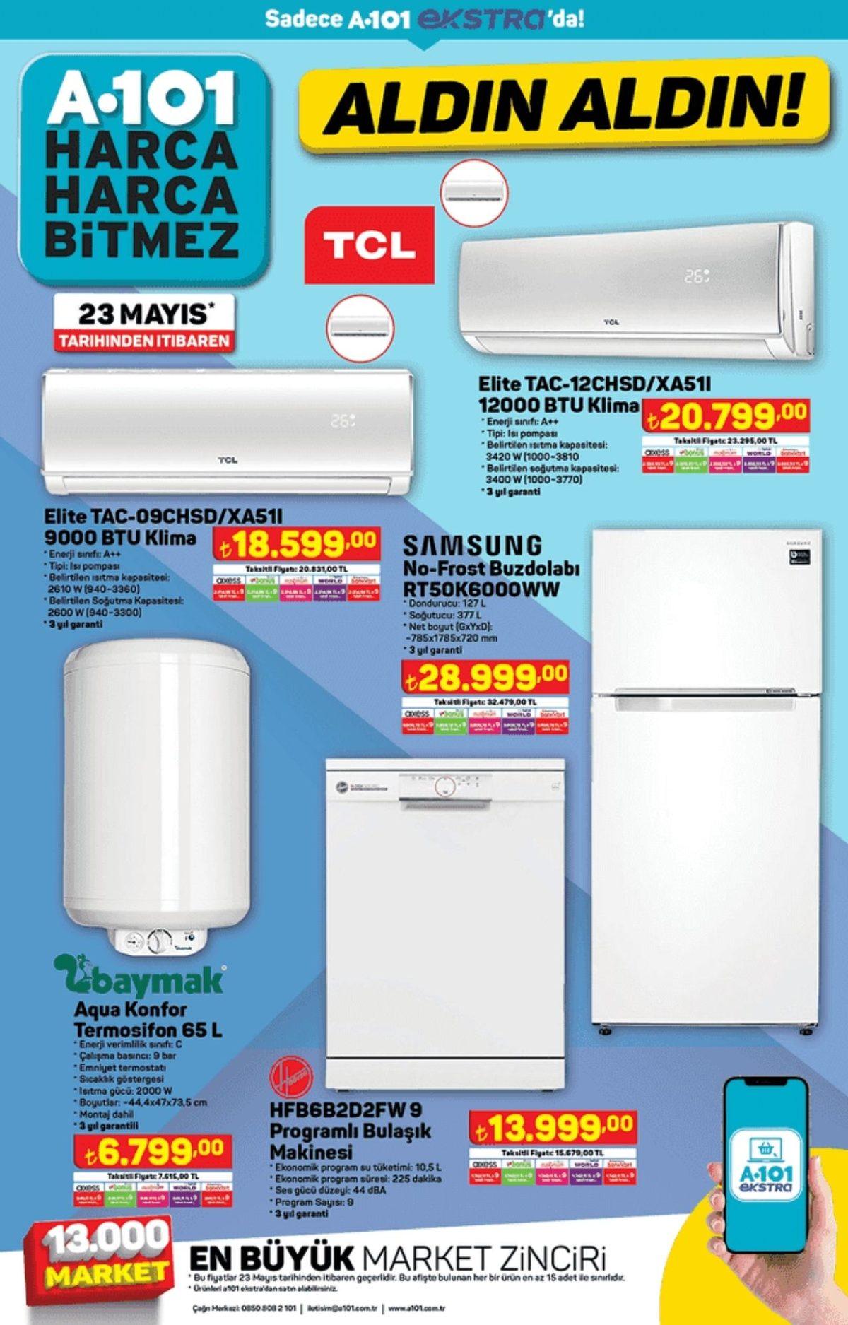 A101’e Tam Otomatik Espresso Makinesi Geliyor! 23 Mayıs 2024 A101 İnternete Özel Aldın Aldın Kataloğunda Öne Çıkan Elektronik Ürünler