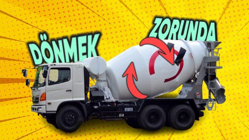 Beton Mikserler Neden Seyir Hâlindeyken Bile Sürekli Döner?
