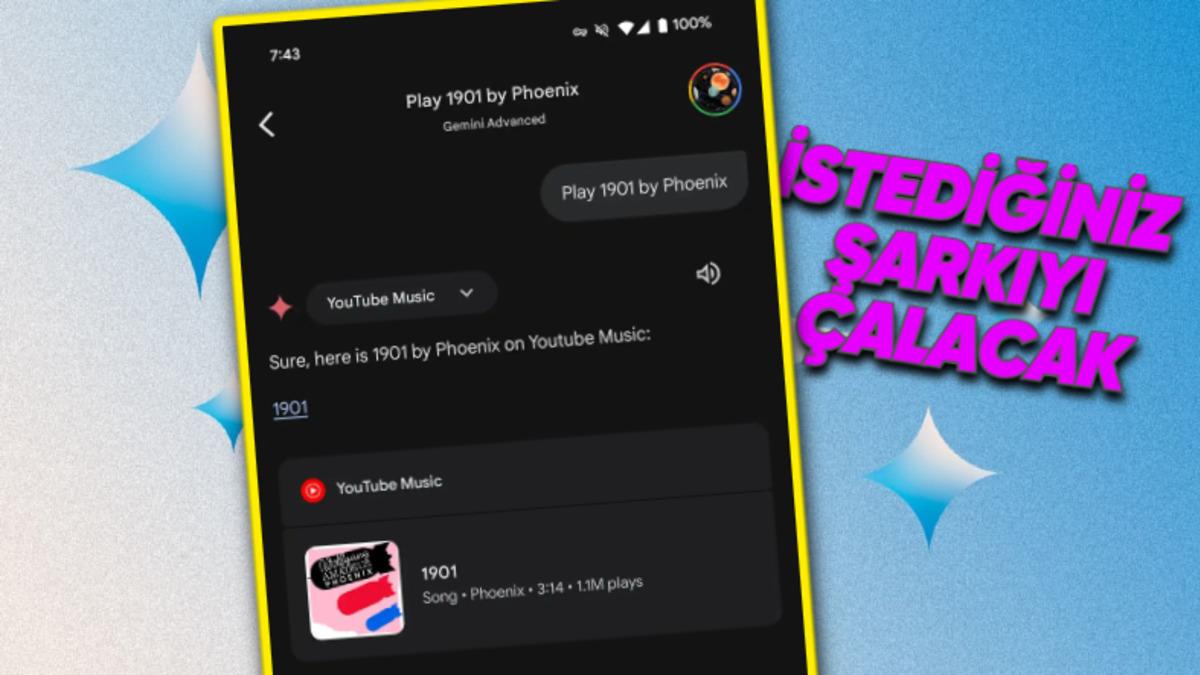 Google Gemini’a, Dinlediğiniz Müziği Kontrol Etmenizi Sağlayacak Çok Kullanışlı YouTube Music Uzantısı Eklendi