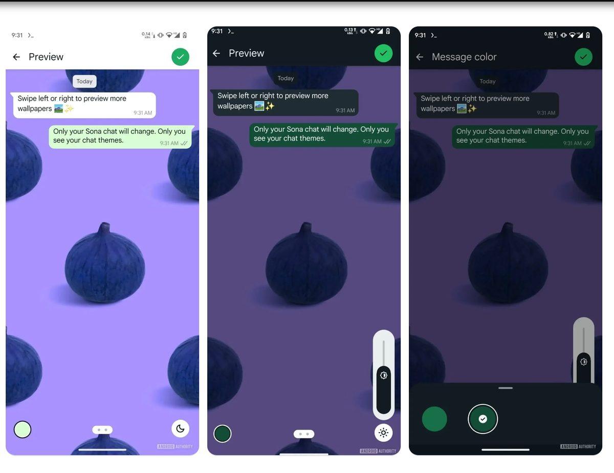 WhatsApp’ın Çok Beklenen Sohbet Temalarından Yeni Ekran Görüntüleri Geldi: Sohbet Balonları da Renli Olacak!