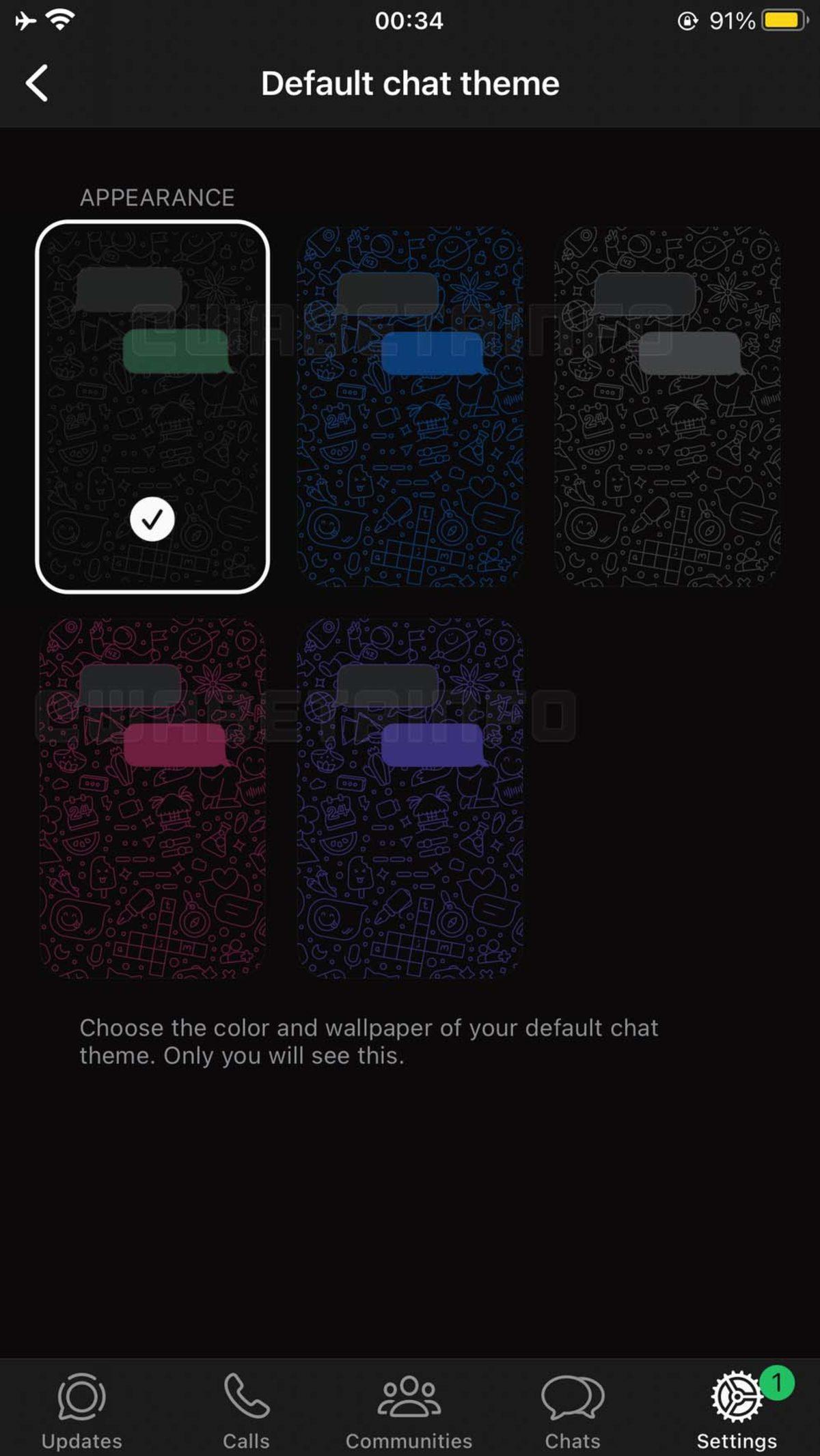 WhatsApp’ın Çok Beklenen Sohbet Temalarından Yeni Ekran Görüntüleri Geldi: Sohbet Balonları da Renli Olacak!