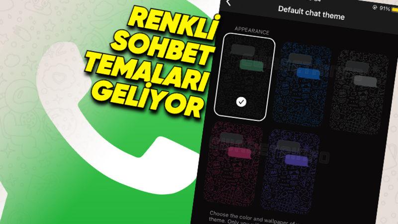 WhatsApp’ın Çok Beklenen Sohbet Temalarından Yeni Ekran Görüntüleri Geldi: Sohbet Balonları da Renli Olacak!