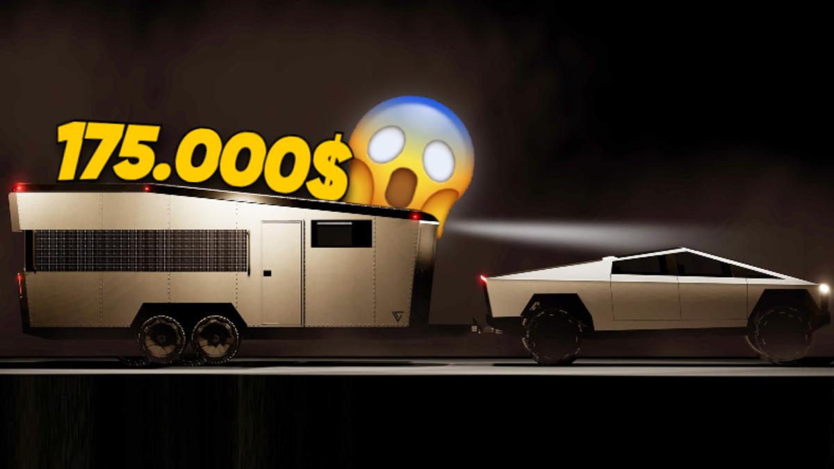 Kendi Suyunu ve Elektriğini Üretebilen, Tesla Cybertruck’tan Esinlenmiş Lüks Karavanla Tanışın: CyberTrailer