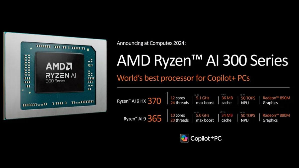 Yapay Zekâ Odaklı AMD Ryzen AI 300 İşlemciler Duyuruldu: 