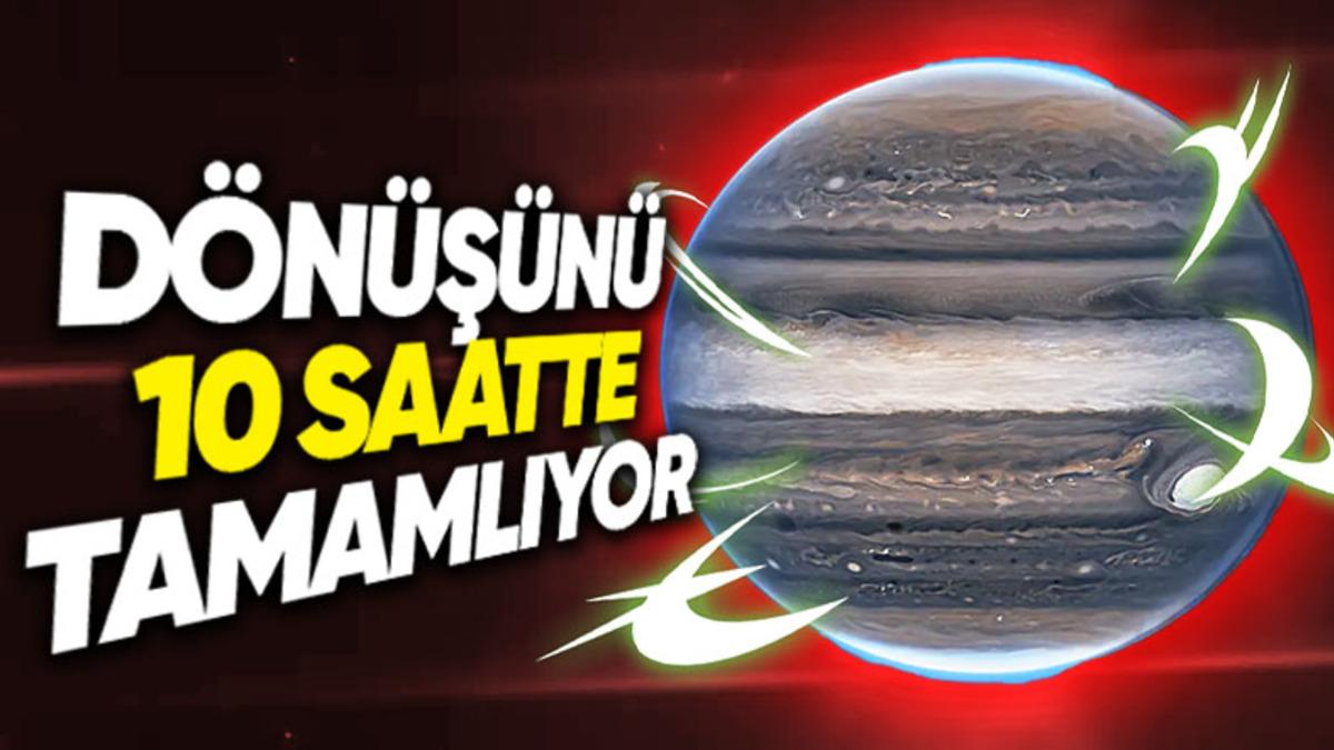 Jüpiter, Neden Güneş Sistemindeki Diğer Gezegenlerden Daha Hızlı Dönüyor? (1 Gün 10 Saat Sürüyor)