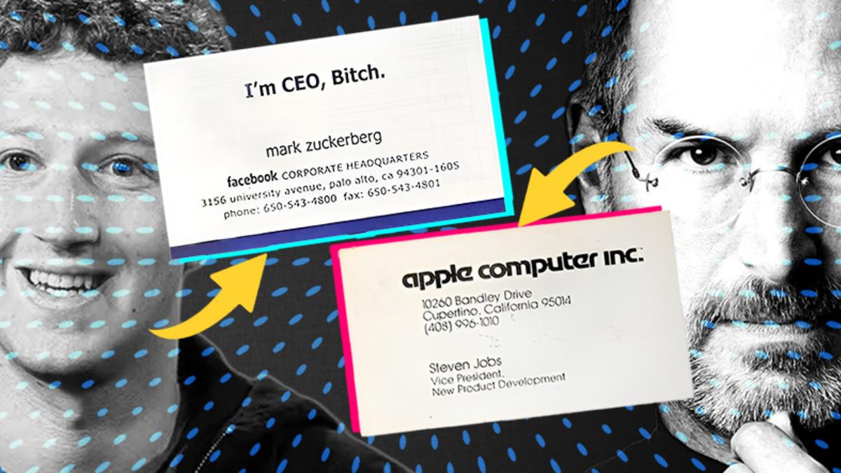 Mark Zuckerberg, Steve Jobs ve Daha Fazlası: Ünlü Teknoloji Devlerinin Kurucularının Kullandığı İlk Kartvizitler