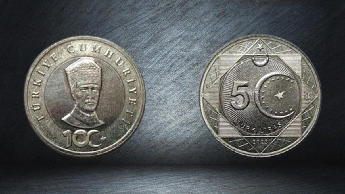5 TL’lik Madeni Paralar Resmen Tedavüle Girdi: İşte Özellikleri