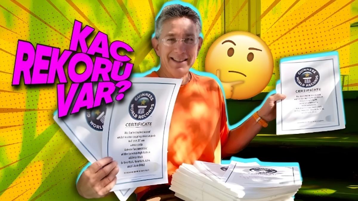 Dünyanın En Fazla Rekor Kıran İnsanı Rekoru: Neler Yaptığına ve Toplamda Kaç Rekoru Olduğuna İnanamayacaksınız!