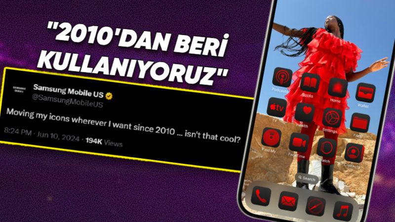 Samsung, Apple’ın Kendi Telefonlarında 14 Yıldır Bulunan Bir Özelliği iPhone’lara Yeni Getirmesiyle Dalga Geçti