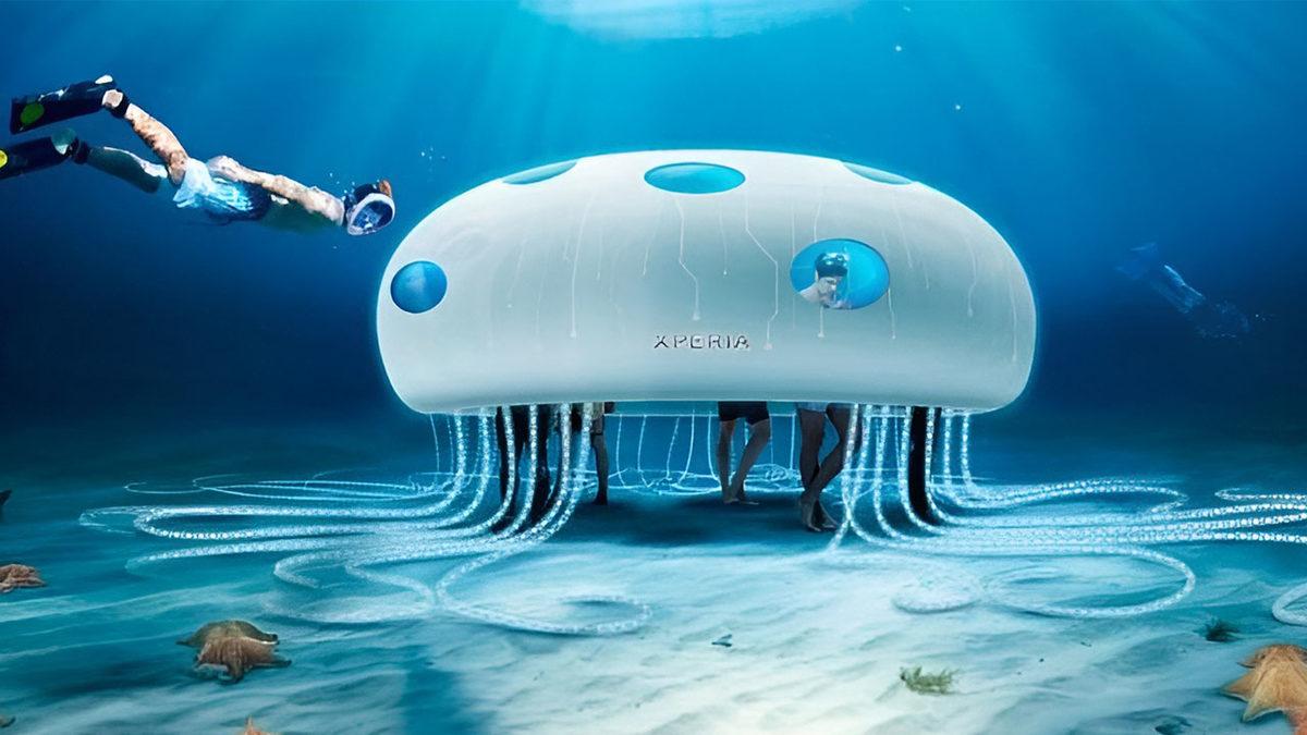 Cesurluğun Sınırlarını Zorlayan Sony’nin Sadece Dalış Yaparak Ulaşılan Su Altı Mağazası: Xperia Aquatech Store