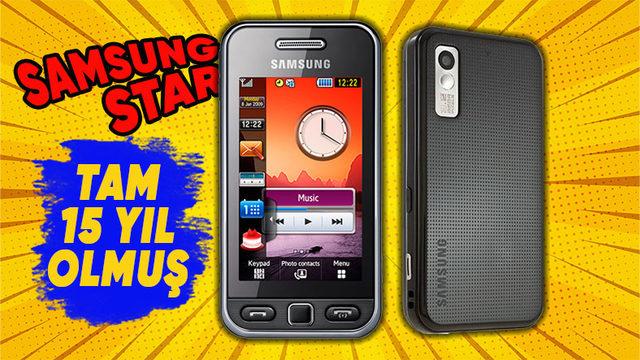 Çoğumuza İlk Defa Dokunmatik Telefon Deneyimini Yaşatan ’Samsung Star’ın’ Şimdi Kulaklara Şaka Gibi Gelen Özellikleri
