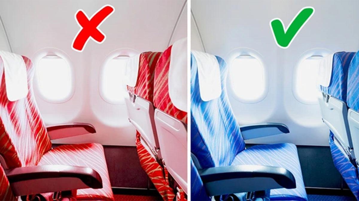 Uçak Koltuklarının Hep Mavi Renkte Olmasının Hiç Tahmin Edemeyeceğiniz Sebebi