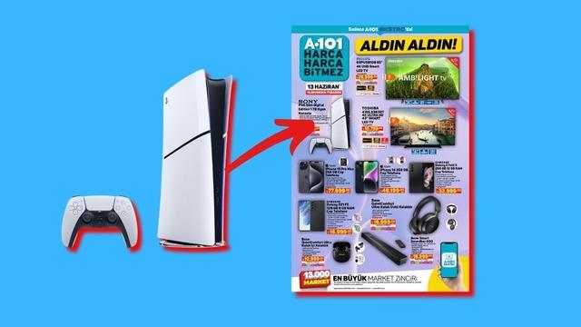 A101’e Sony Playstation 5 Geliyor! 13 Haziran 2024 A101 İnternete Özel Aldın Aldın Kataloğunda Öne Çıkan Elektronik Ürünler